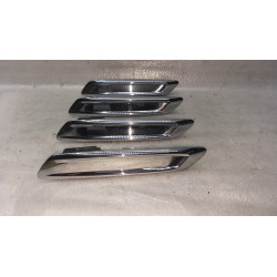 BMW 5 F10 F11 RIGHT FRONT FENDER CHROME MOLDING GRILLE TRIM 2012-2017 51137336646 7336646 51137336678 7336648