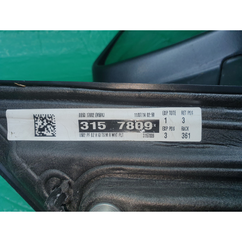 FORD EXPLORER RIGHT BLIND SPOT TURN HEATED POWER FOLD MIRROR 2011-2015 BB53-17682-E  15 WIRES