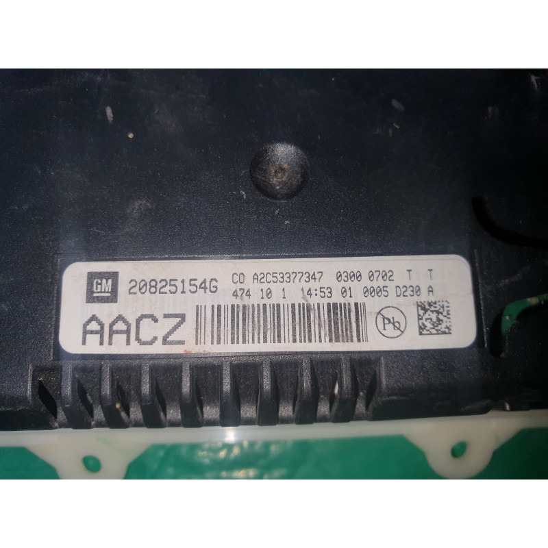 BUICK LACROSSE INFO DISPLAY SCREEN 2010-2012 GM 20825154G 20825154
