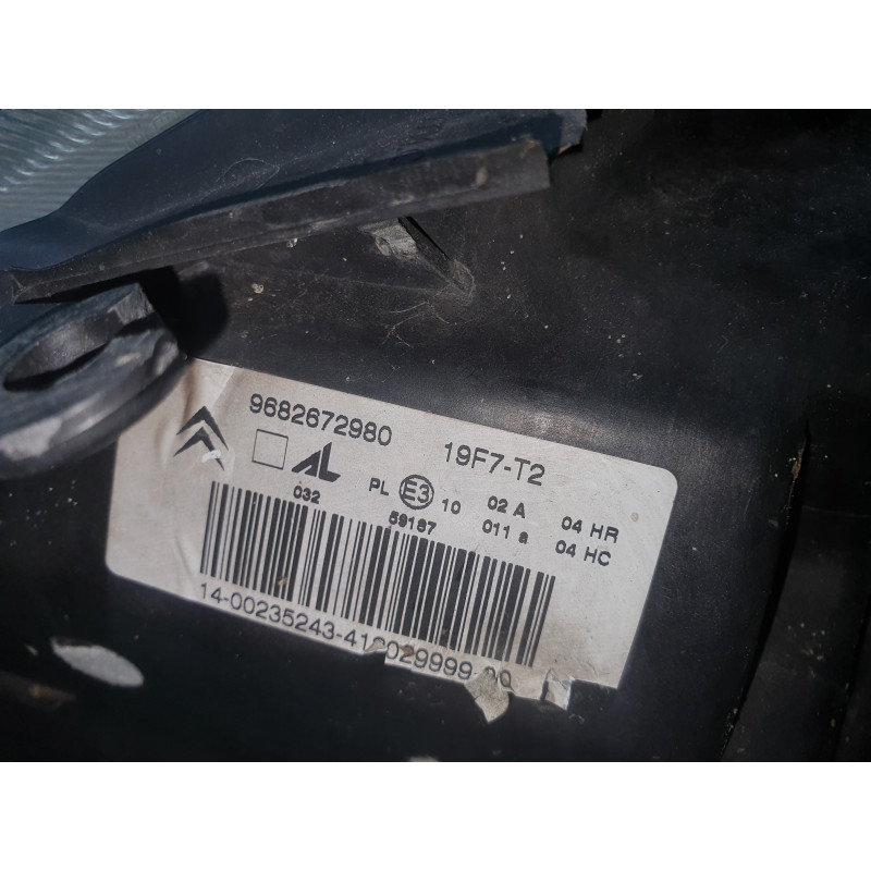 CITROEN C3 RIGHT HEADLIGHT 2002-2009 9682672980