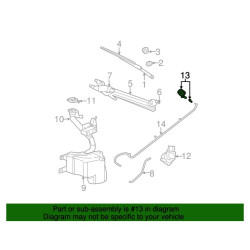 CHRYSLER PACIFICA Windshield Washer Nozzle 2004-2008 04894275AD 4894275AA NEW