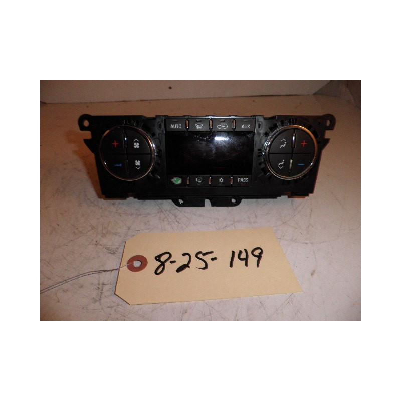 25869251 GMC Acadia Digital Dual Zone HVAC Climate Control 2007-2012