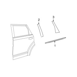 DODGE JOURNEY Rear Door Left Belt Molding 2009-2020 05076859AI 05076859AJ NEW