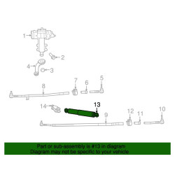 JEEP WRANGLER GLADIATOR JL FRONT STEERING STABILIZER DAMPER 2018-2021 68251580AE 68251580AB 68251580AC