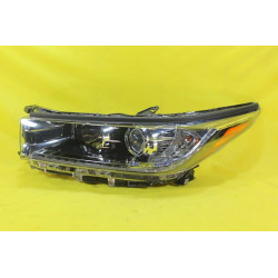 TOYOTA HIGHLANDER LEFT LED CHROME ACCENT HEADLIGHT 2017-2019 81150-0E362 81150-0E360