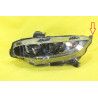 HONDA CIVIC LEFT LED BLACK ACCENT HALOGEN HEADLIGHT 2016-2020 33150-TBA-A31 USA