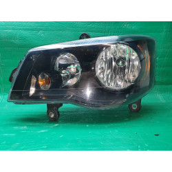 CHRYSLER TOWN COUNTRY DODGE CARAVAN LEFT BLACK HEADLIGHT 2014-2018 68206501AC