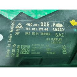 AUDI A6 C7 LEFT XENON LED HEADLIGHT 2016-2018 4G0941005H USA