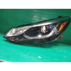 CHEVROLET CRUZE LEFT LED HALOGEN HEADLIGHT 2016-2019 GM 84106694