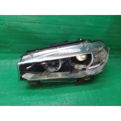 BMW X5 X6 F15 F16 LEFT LED XENON HEADLIGHT 2013-2018 7424177