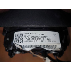 VOLKSWAGEN PASSAT B7 STEERING WHEEL AIRBAG 2012-2015 561880201C