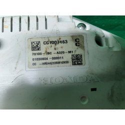 HONDA CIVIC SPEEDOMETER INSTRUMENT GAUGE CLUSTER 2016-2018 78100-TBC-A320-M1  78100-TBC-A32