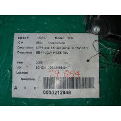 CHEVROLET HHR SPEEDOMETER INSTRUMENT CLUSTER 2006-2011 GM 1158125