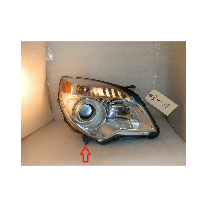 20923872 Chevrolet Equinox Right Projector Headlight 2010-2015 22915379