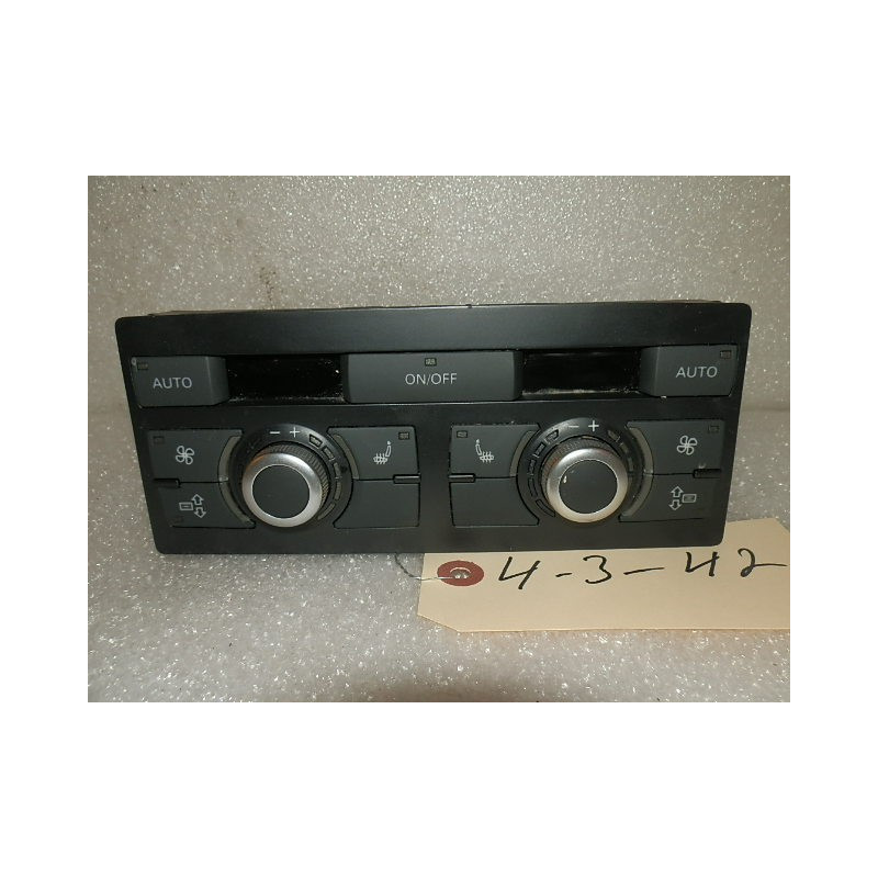 4L0919158D Audi Rear Dual Digital Display Heated Seats Zone Climate Control