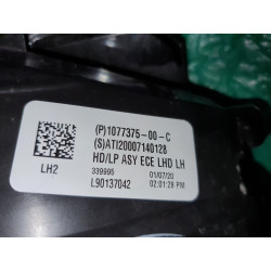 TESLA MODEL 3 LEFT LED HEADLIGHT 2017-2020 1077375-00-C EURO