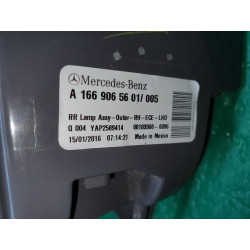 A1669065601 Mercedes-Benz GLE Right LED Tail Lamp 2015-2019