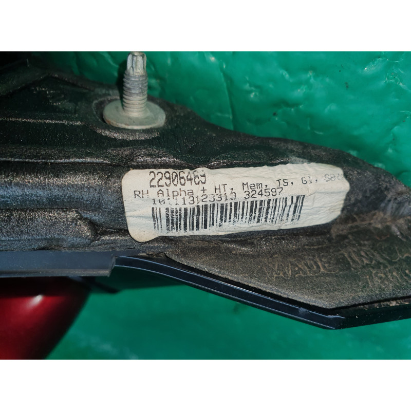 CADILLAC CTS PERFORMANCE RIGHT MIRROR 2014-2019 038140 12 WIRES
