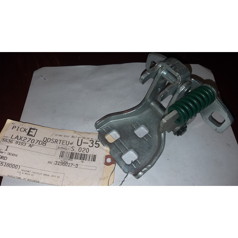 JEEP GRAND CHEROKEE COMMANDER FRONT DOOR HINGE LOWER LEFT 2005-2010 55369193AF NEW