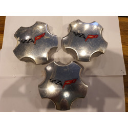 1x CHEVROLET CORVETTE C6 CHROME WHEEL CENTER CAP 2005-2008 GM 9594652