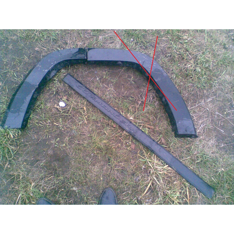 5JP69RXFAA Jeep Commander Left Front Door Molding Trim 2006-2010