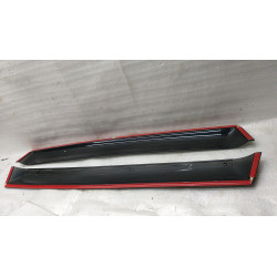 JEEP CHEROKEE LEFT RIGHT REAR WINDOW AIR DEFLECTORS 2014-2021 82213940 82215206 82213940RV NEW SET PAIR
