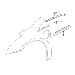 CADILLAC ELR Retaining Strip BRCKET 2014-2016 RIGHT GM 22938718 LEFT GM 22938717 PRICE ONE STRIP