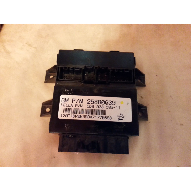 25880639 Cadillac DTS Power Seat Memory Module