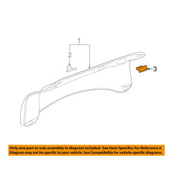 MERCEDES GL W166 X166 LEFT JET WASHER COVER 2012-2015 1668851522 54577