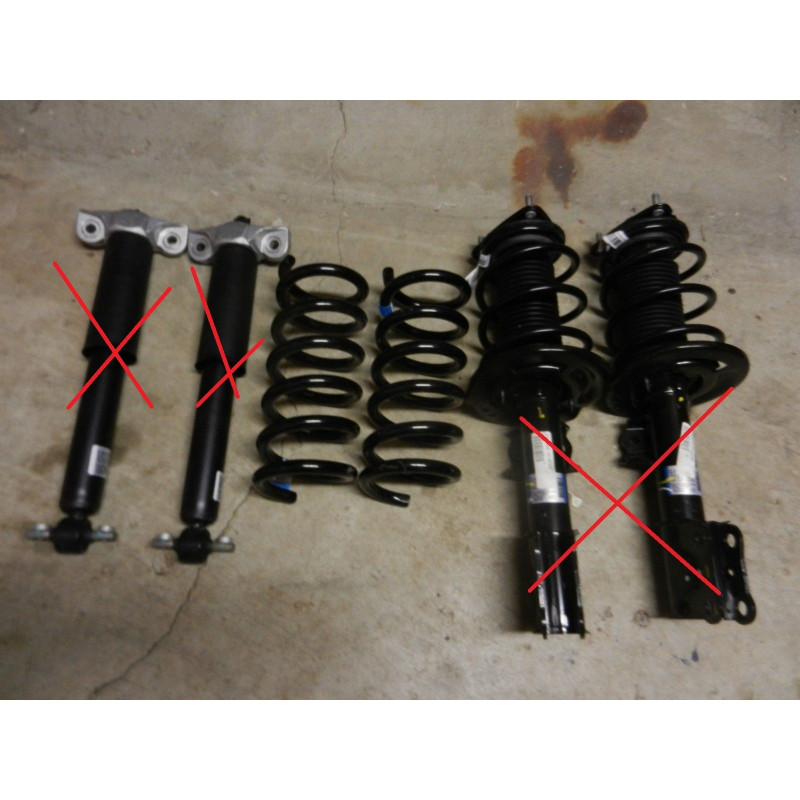 FR3C-5560-BC Ford Mustang Rear Coil Spring 2015-2020
