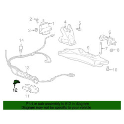 23221394 Cadillac ATS Engine Mount Vacuum Valve Set Lines 2014-2019