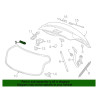 15877980 Cadillac ELR Bumper Lid Hinge Pin Deck Stop Buffer (Trunk)