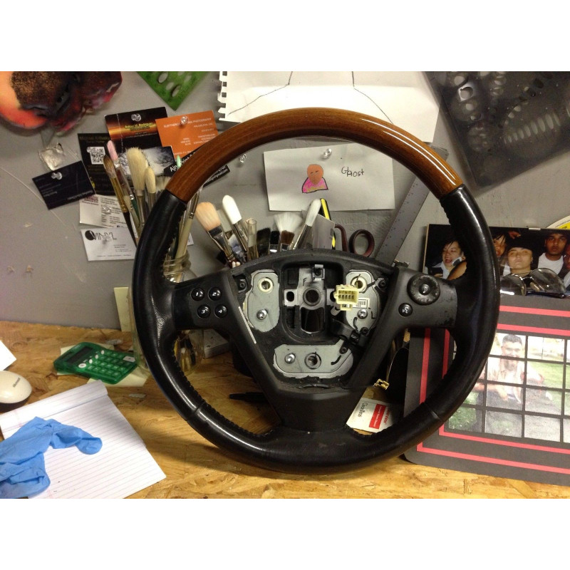 16826130 Cadillac CTS Wood Steering Wheel 2003-2007