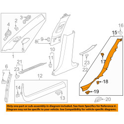 CHRYSLER TOWN COUNTRY DODGE GRAND CARAVAN KIT 2011-2017 0ZJ24DX9AE 1083520AA 1083501AA 1083512AA 1083490AA NEW
