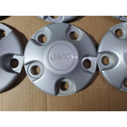 JEEP WRANGLER WHEEL CENTER CAP COVER SILVER 2007-2017 1AH90TRMAC