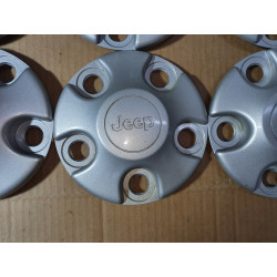 JEEP WRANGLER WHEEL CENTER CAP COVER SILVER 2007-2017 1AH90TRMAC