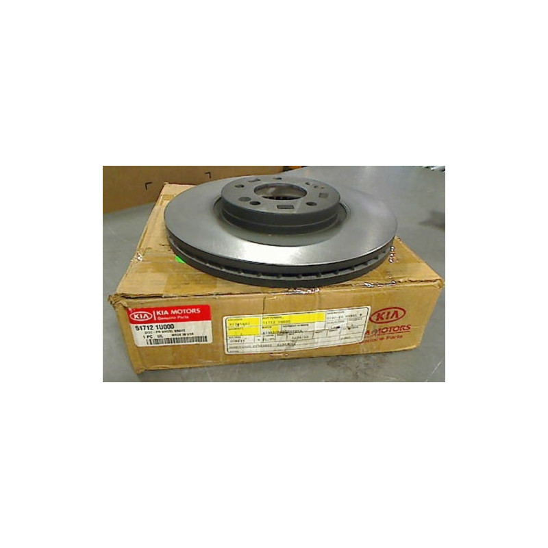 51712-1U000 Hyundai Santa Fe Front Disc Brake Rotor 2010-2012