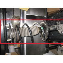 Toyota Corolla Front Right Strut Shock Absorber with Spring 2003-2008