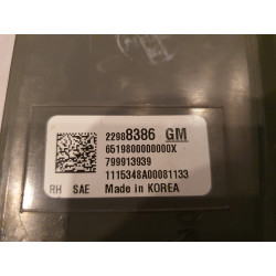 CADILLAC ATS RIGHT LED FOG LAMP 2015-2020 GM 22988386