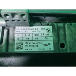 9294912 BMW 5 Series REAR DISPLAY MONITOR 2010-2018 2472112