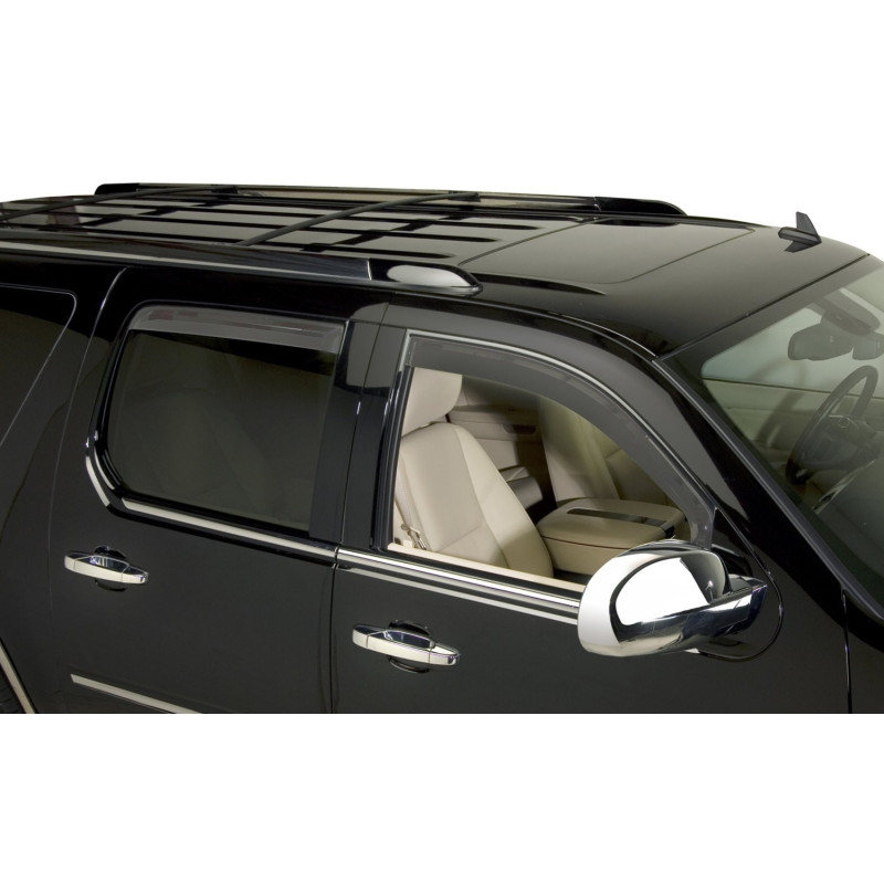 Cadillac Escalade Smoke Tinted Window Visor Set 2007-2014
