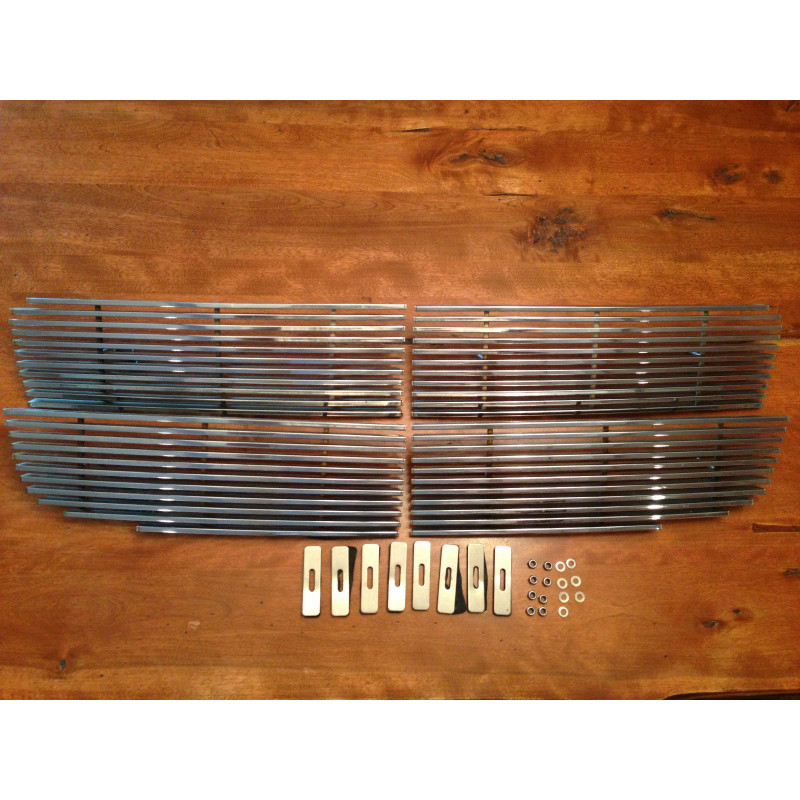 Dodge Durango Solid Billet Aluminum Grille Inserts (4 Pieces) 2007-2009