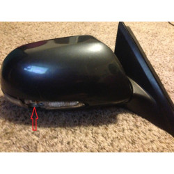 Acura TSX Right Turn Signal Mirror 2004-2008