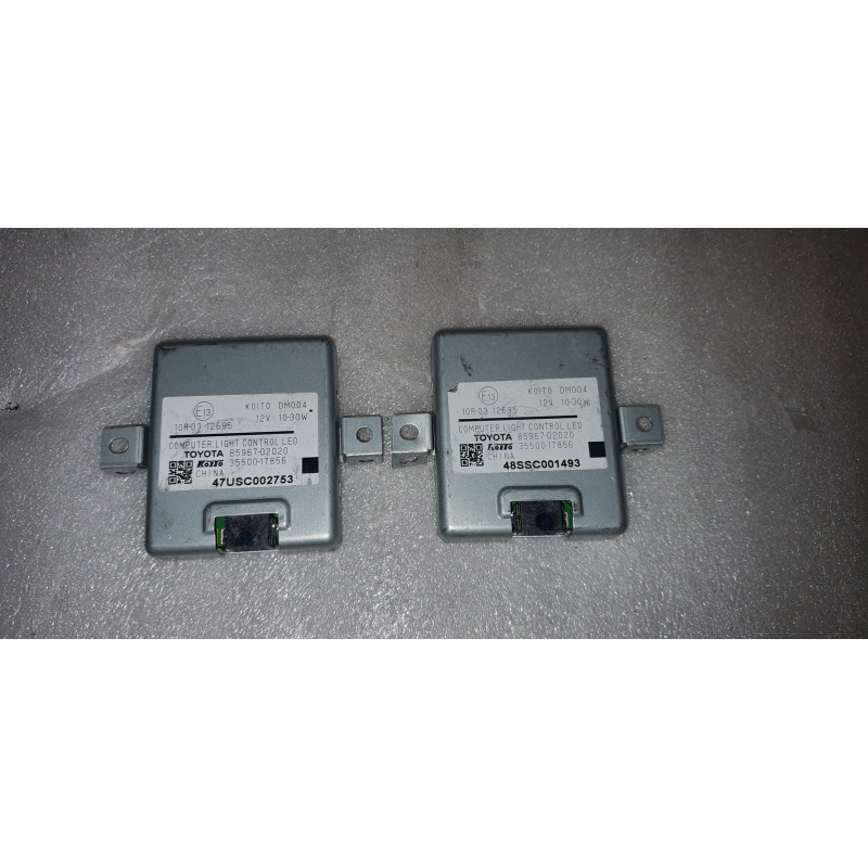 LEXUS IS ES TOYOTA CAMRY COROLLA HEADLIGHT BALLAST LED CONTROL MODULE 2014-2016 85967-02020 35500-17856