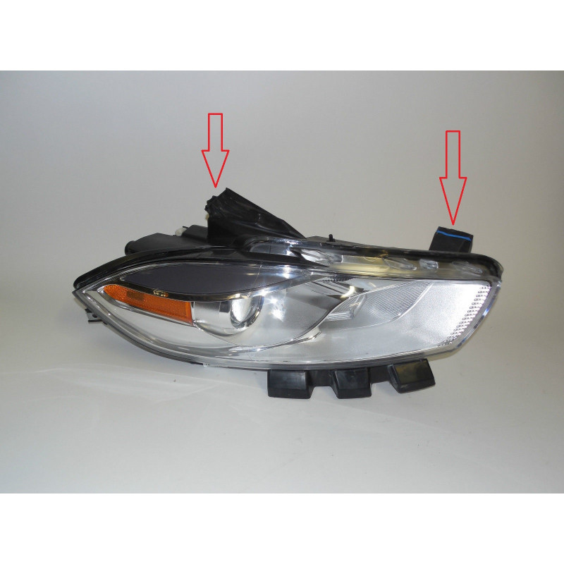 68081388AE Dodge Dart Right Halogen Headlight 2013-2016
