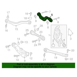 CADILLAC XT5 XT6 BLAZER ACADIA ENCLAVE Rear Lower Lateral Control Arm 2017-2022 GM 84817026 23333644