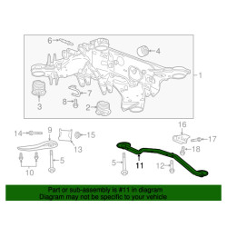 CADILLAC CT6 REAR Cradle Mount Bolt BRACKET 2016-2020 GM 84000629 23353813