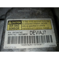 CADILLAC DEVILLE SAFETY AIRBAG CONTROL MODULE 2000-2005 GM 25725742