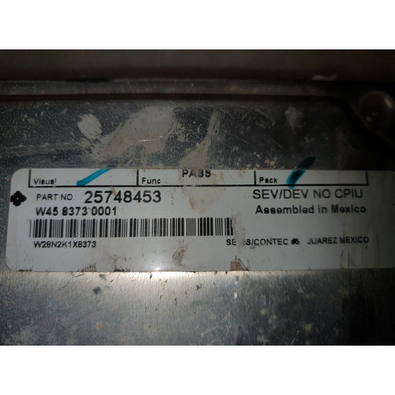 CADILLAC DEVILLE COMMUNICATION CONTROL MODULE 2000-2005 GM 25748453 25740426