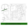 CADILLAC CT6 LEFT FRONT DOOR Window Weatherstrip Inner Sealing Strip 2016-2020 GM 84006978 22939580